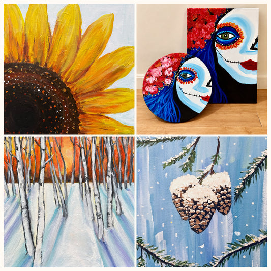 Lonsdale Quay Market - 4 Paint Night Pass with Caroline Liggett