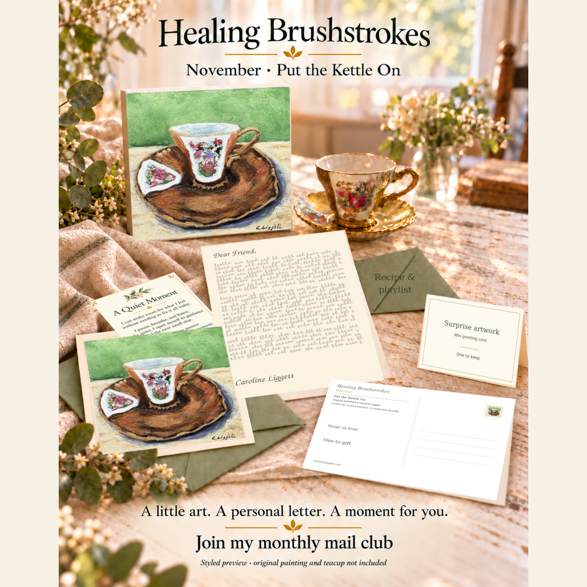 Healing Brushstrokes Mail Club - November 2026 Issue