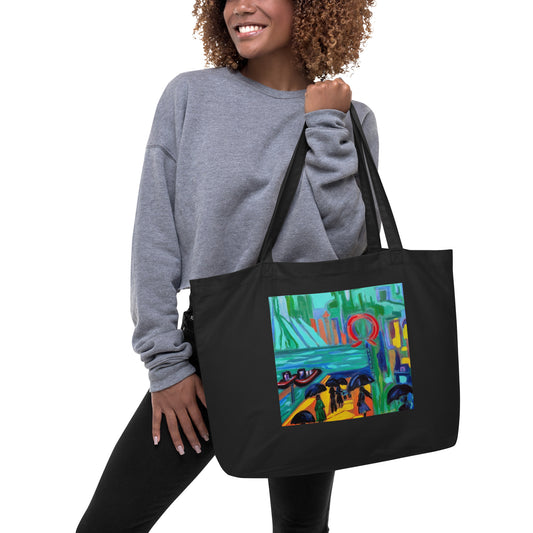 Large organic tote bag Lonsdsale Quay